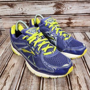 BROOKS Adrenaline GTS 13 Road Women's 9.5 Purple Athetic Running Shoes Sneakers